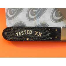 2003 Case XX Grand Daddy Barlow w (Black) Midnight Bone Handles & TESTED XX Letters Shield -NOS 2003 Case XX Grand Daddy Barlow w (Black) Midnight Bone Handles & TESTED XX Letters Shield -NOS