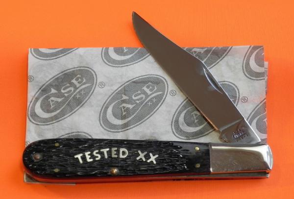 2003 Case XX Grand Daddy Barlow w (Black) Midnight Bone Handles & TESTED XX Letters Shield -NOS 2003 Case XX Grand Daddy Barlow w (Black) Midnight Bone Handles & TESTED XX Letters Shield -NOS