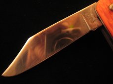 SCHRADE WALDEN  N.Y. ORANGE  PARATROOPER  AUTO  KNIFE   1946 – 1973  OLD VINTAGE  KNIVES 