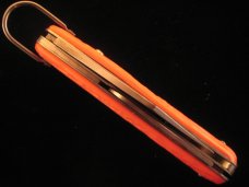 SCHRADE WALDEN  N.Y. ORANGE  PARATROOPER  AUTO  KNIFE   1946 – 1973  OLD VINTAGE  KNIVES 