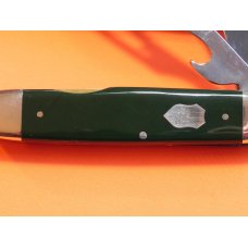 Paul Henckels, Camp knife w Green Synthetic Handles, Fork, Blade & Bottle Opener -NOS in Orig Box Paul Henckels, Camp knife w Green Synthetic Handles, Fork, Blade & Bottle Opener -NOS in Orig Box