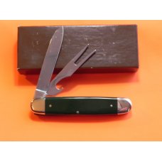 Paul Henckels, Camp knife w Green Synthetic Handles, Fork, Blade & Bottle Opener -NOS in Orig Box Paul Henckels, Camp knife w Green Synthetic Handles, Fork, Blade & Bottle Opener -NOS in Orig Box
