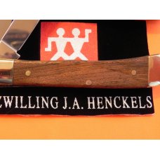 Vintage J A Henckels 2 Blade Trapper (HK5-GSW) Pocket Knife w/ GunStock Walnut Handles -COA & Box Vintage J A Henckels 2 Blade Trapper (HK5-GSW) Pocket Knife w/ GunStock Walnut Handles -COA & Box