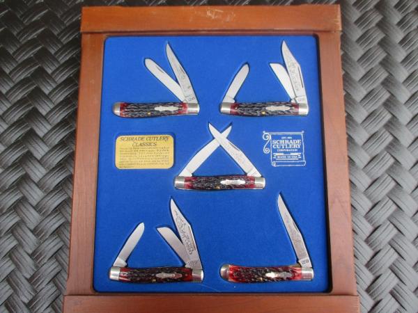 Schrade USA Red Bone Tradesman Set Schrade USA Red Bone Tradesman Set