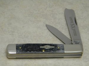 Case XX USA 2 Dot (1998) Gray Bone 62005 RAZ SS Limited Edition Razor Barlow Knife