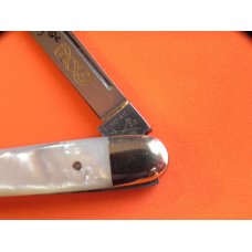 Battle Axe Brand -Shouse & Hardin WWW Theme, 3 Blade Mother of Pearl Whittler "Battle of the Bulge" Battle Axe Brand -Shouse & Hardin WWW Theme, 3 Blade Mother of Pearl Whittler "Battle of the Bulge"