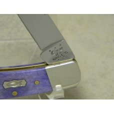 Case XX USA 2015 Purple Bone 61225 L SS Lockback Knife with Ichthys or Ichthus (Jesus Fish) Shield Case XX USA 2015 Purple Bone 61225 L SS Lockback Knife with Ichthys or Ichthus (Jesus Fish) Shield