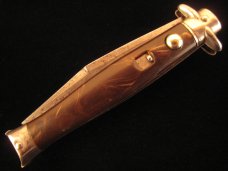 SHUR – SNAP COLONIAL FISHTAIL AUTO KNIFE 1948 – 1952 OLD VINTAGE KNIVES SHUR – SNAP COLONIAL FISHTAIL AUTO KNIFE 1948 – 1952 OLD VINTAGE KNIVES