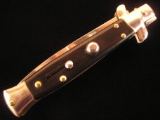 ITALIAN BLACK STILETTO AUTO KNIFE ITALIAN BLACK STILETTO AUTO KNIFE