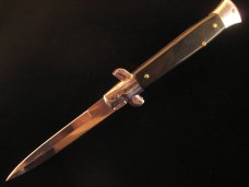 ITALIAN BLACK STILETTO AUTO KNIFE ITALIAN BLACK STILETTO AUTO KNIFE