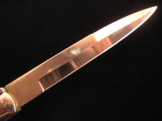 ITALIAN BLACK STILETTO AUTO KNIFE ITALIAN BLACK STILETTO AUTO KNIFE