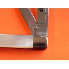 Vintage Parker (Japan) Eagle Brand 2 Blade Country Doctor Physician Knife w/ Mother of Pearl Handles