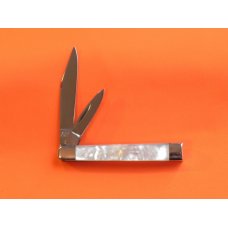 Vintage Parker (Japan) Eagle Brand 2 Blade Country Doctor Physician Knife w/ Mother of Pearl Handles
