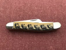 Case Walking Elk Smooth Antique Bone 6318 Med Stockman Knife 2007 SFO XX Shield Case Walking Elk Smooth Antique Bone 6318 Med Stockman Knife 2007 SFO XX Shield