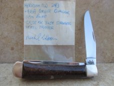 Case Trapper Customized With Dinosaur Bone Handles by Mike Hoover (Redrummd) Case Trapper Customized With Dinosaur Bone Handles by Mike Hoover (Redrummd)