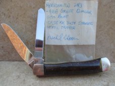 Case Trapper Customized With Dinosaur Bone Handles by Mike Hoover (Redrummd) Case Trapper Customized With Dinosaur Bone Handles by Mike Hoover (Redrummd)