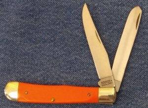 Schrade Yellow Trapper #296Y (It is really orange)
