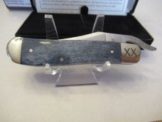 Case XX Navey Blue Giraffe Bone RussLock Pattern # EX1953L SS Case XX Navey Blue Giraffe Bone RussLock Pattern # EX1953L SS