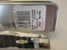 Case XX Blue Bone Cheetah Cub Pattern # 611 1/2L SS CCC Case XX Blue Bone Cheetah Cub Pattern # 611 1/2L SS CCC