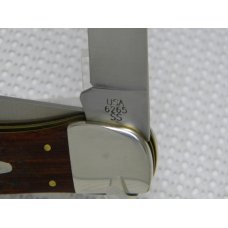 Case XX USA 2002 Wood 6265 SS Folding Hunter Knife - NIB w/Leather Pouch Case XX USA 2002 Wood 6265 SS Folding Hunter Knife - NIB w/Leather Pouch