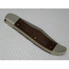 Case XX USA 2002 Wood 6265 SS Folding Hunter Knife - NIB w/Leather Pouch Case XX USA 2002 Wood 6265 SS Folding Hunter Knife - NIB w/Leather Pouch