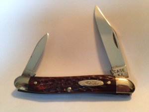 Case XX 06244 red jigged handles
