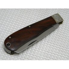 Remington Bullet 1982 - 2007 Cocobolo R1128 Silver Anniversary Trapper Knife in Tin Remington Bullet 1982 - 2007 Cocobolo R1128 Silver Anniversary Trapper Knife in Tin