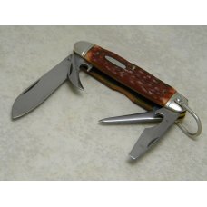 Robeson USA 642214 Strawberry Camp Scout Utility Knife Robeson USA 642214 Strawberry Camp Scout Utility Knife