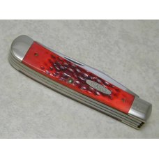 Case XX USA Dark Red Bone DR6354 SS 1994 IBCA Limited Edition 3 Blade Trapper Knife