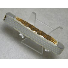 Case XX USA 2007 Amber Bone 6354GS SS Gut Hook Skinner 3 Blade Trapper Knife with Saw