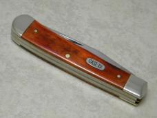 Case XX USA 1997 Smooth Mahogany Bone 6254 SS Mini Trapper Knife George Brinkley President's Day Case XX USA 1997 Smooth Mahogany Bone 6254 SS Mini Trapper Knife George Brinkley President's Day