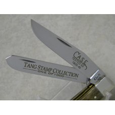 Case XX USA 1997 Burnt Sugar Bone 6254 SS Case Tested XX Tang Stamp Collection Trapper Knife