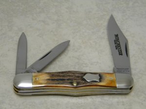 Winchester Trademark USA 1991 Stag 3902S Whittler Knife