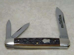 Winchester Trademark USA 1991 Bone 3995 Whittler Knife