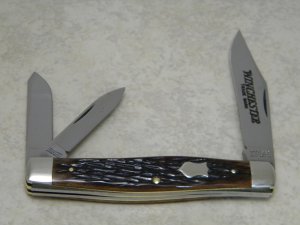 Winchester Trademark USA 1991 Bone 3907 Whittler Knife