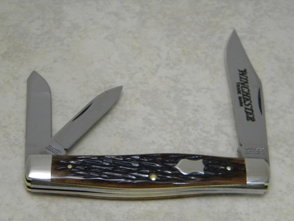 Winchester Trademark USA 1991 Bone 3907 Whittler Knife Winchester Trademark USA 1991 Bone 3907 Whittler Knife