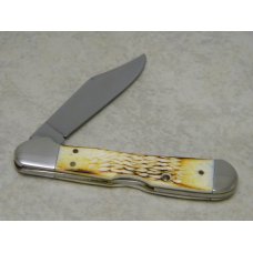 Case XX USA 1999 Burnt White Bone Limited Edition 61749L SS Mini Copperlock Knife Case XX USA 1999 Burnt White Bone Limited Edition 61749L SS Mini Copperlock Knife