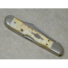 Case XX USA 1999 Burnt White Bone Limited Edition 61749L SS Mini Copperlock Knife Case XX USA 1999 Burnt White Bone Limited Edition 61749L SS Mini Copperlock Knife