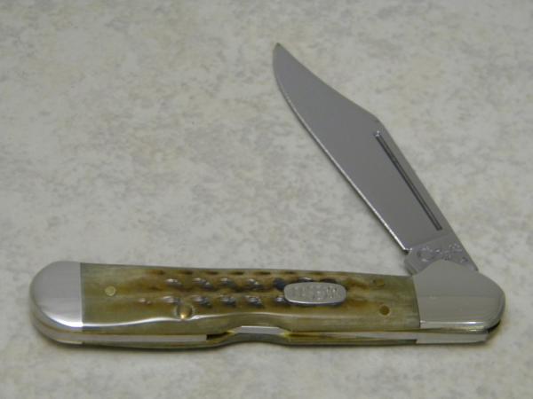 Case XX USA 1998 Pocket Worn Green Bone 61749L SS Mini Copperlock Knife Case XX USA 1998 Pocket Worn Green Bone 61749L SS Mini Copperlock Knife