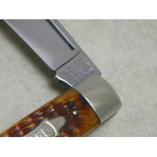 Case Classic 1990 Antique Brown Bone 62075 SP Bow Tie Shield Moose Knife Case Classic 1990 Antique Brown Bone 62075 SP Bow Tie Shield Moose Knife