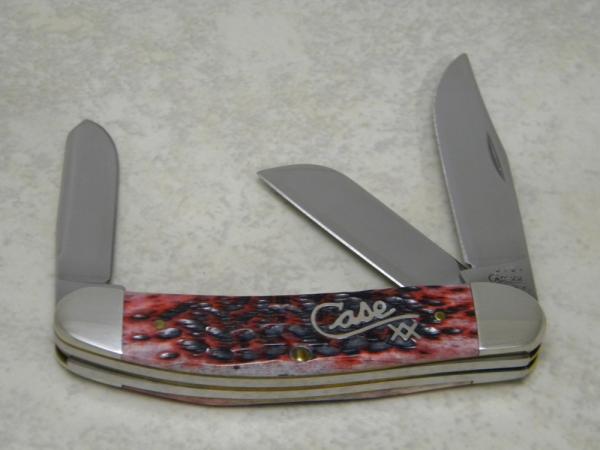 Case XX USA 2001 Cabernet Bone T.B.6339 SS Tony Bose Sowbelly Knife with Box Case XX USA 2001 Cabernet Bone T.B.6339 SS Tony Bose Sowbelly Knife with Box