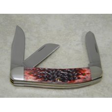 Case XX USA 2001 Cabernet Bone T.B.6339 SS Tony Bose Sowbelly Knife with Box Case XX USA 2001 Cabernet Bone T.B.6339 SS Tony Bose Sowbelly Knife with Box