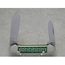 Case XX USA 2010 Bone 62131 SS "Happy St. Patrick's Day - Luck of the Irish" Canoe Knife Case XX USA 2010 Bone 62131 SS "Happy St. Patrick's Day - Luck of the Irish" Canoe Knife