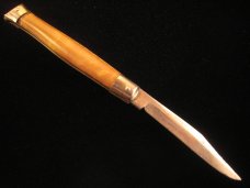 SHUR –SNAP  COLONIAL    FISHTAIL   AUTO   KNIFE  1948 –  1952  OLD VINTAGE  KNIVES