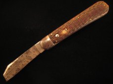 SCHRADE CUT CO. LARGE GREEN BONE AUTO KNIFE 1904 – 1946 OLD VINTAGE KNIVES SCHRADE CUT CO. LARGE GREEN BONE AUTO KNIFE 1904 – 1946 OLD VINTAGE KNIVES