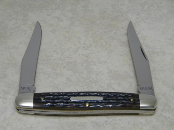 Kabar MP92 Made in USA Jigged Bone Muskrat Knife c.1992 Kabar MP92 Made in USA Jigged Bone Muskrat Knife c.1992