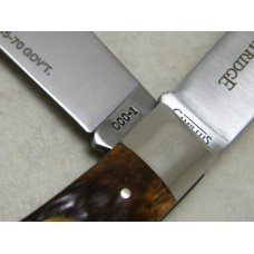 Camillus NY USA CCC-1 Bone Classic Cartridge 45-70 GOV'T Jumbo Trapper Knife in Box Camillus NY USA CCC-1 Bone Classic Cartridge 45-70 GOV'T Jumbo Trapper Knife in Box