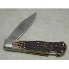 Camillus NY USA CCC-6 Bone Classic Cartridge 44 Rem. Mag. Jumbo Lockback Trapper Knife in Box Camillus NY USA CCC-6 Bone Classic Cartridge 44 Rem. Mag. Jumbo Lockback Trapper Knife in Box