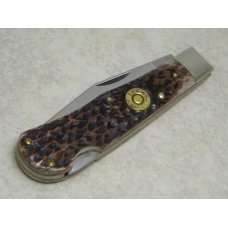 Camillus NY USA CCC-6 Bone Classic Cartridge 44 Rem. Mag. Jumbo Lockback Trapper Knife in Box Camillus NY USA CCC-6 Bone Classic Cartridge 44 Rem. Mag. Jumbo Lockback Trapper Knife in Box