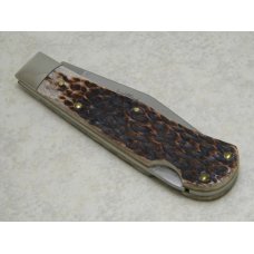 Camillus NY USA CCC-6 Bone Classic Cartridge 44 Rem. Mag. Jumbo Lockback Trapper Knife in Box Camillus NY USA CCC-6 Bone Classic Cartridge 44 Rem. Mag. Jumbo Lockback Trapper Knife in Box